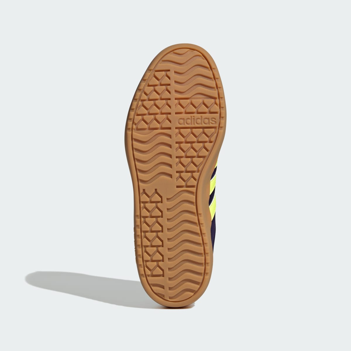 Adidas Kids' VL Court Bold Shoes Junior - Collegiate Purple / Hi-Res Yellow / Silver Metallic - Image 3
