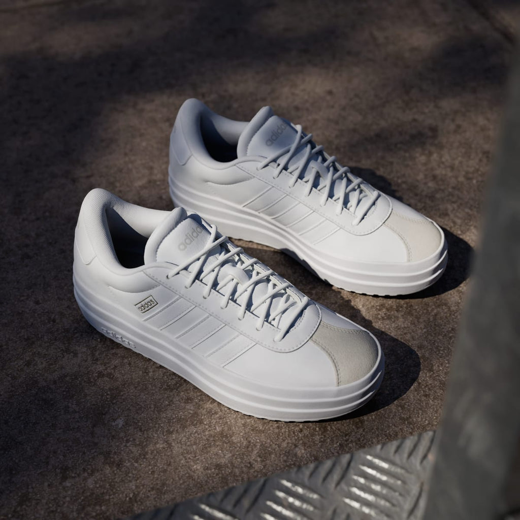 Adidas Women's VL Court Bold Shoes - Cloud White / Cloud White / Crystal White - Image 5