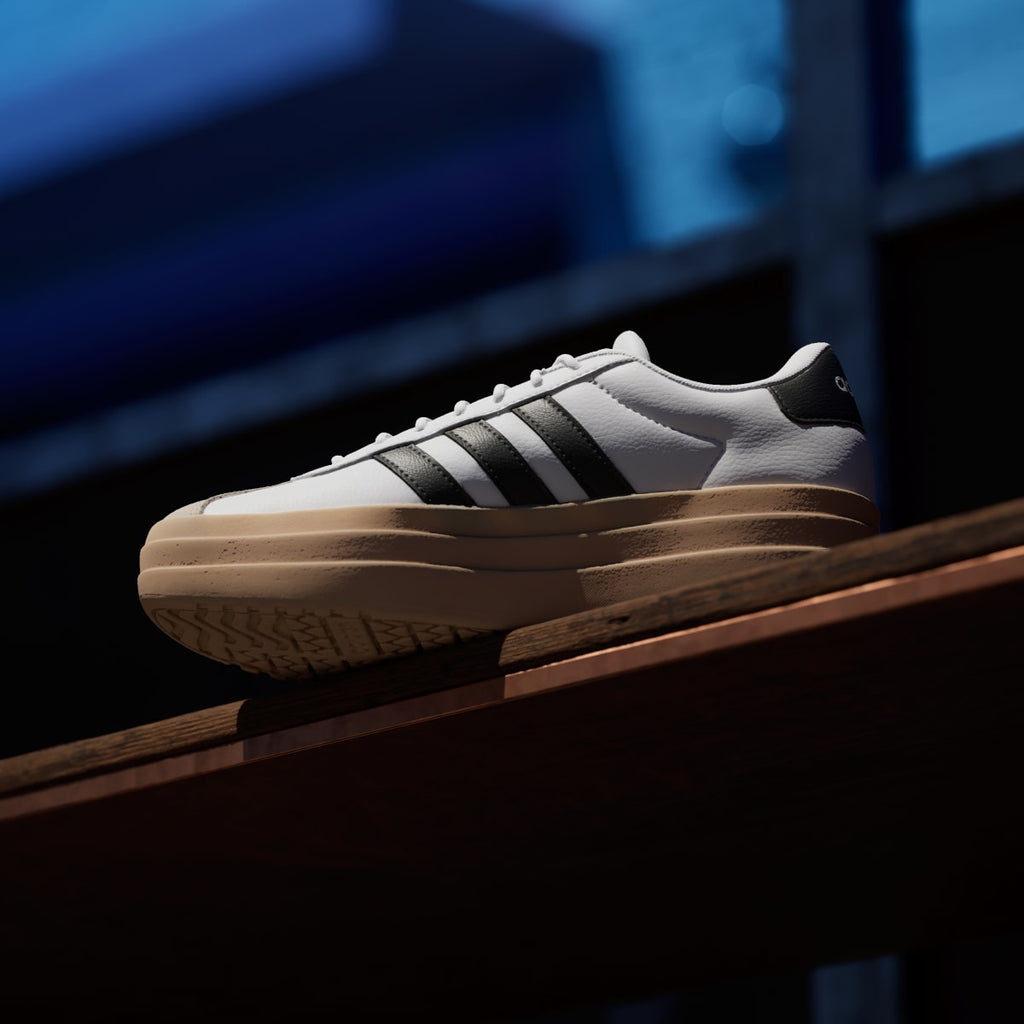 Adidas Women's VL Court Bold Shoes - Cloud White / Core Black / Wonder Beige - Image 7