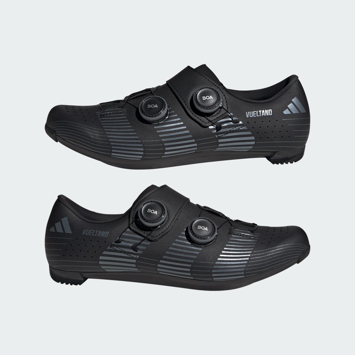 Adidas Men's VUELTANO CARBON Shoes - Core Black / Carbon / Cloud White - Image 7