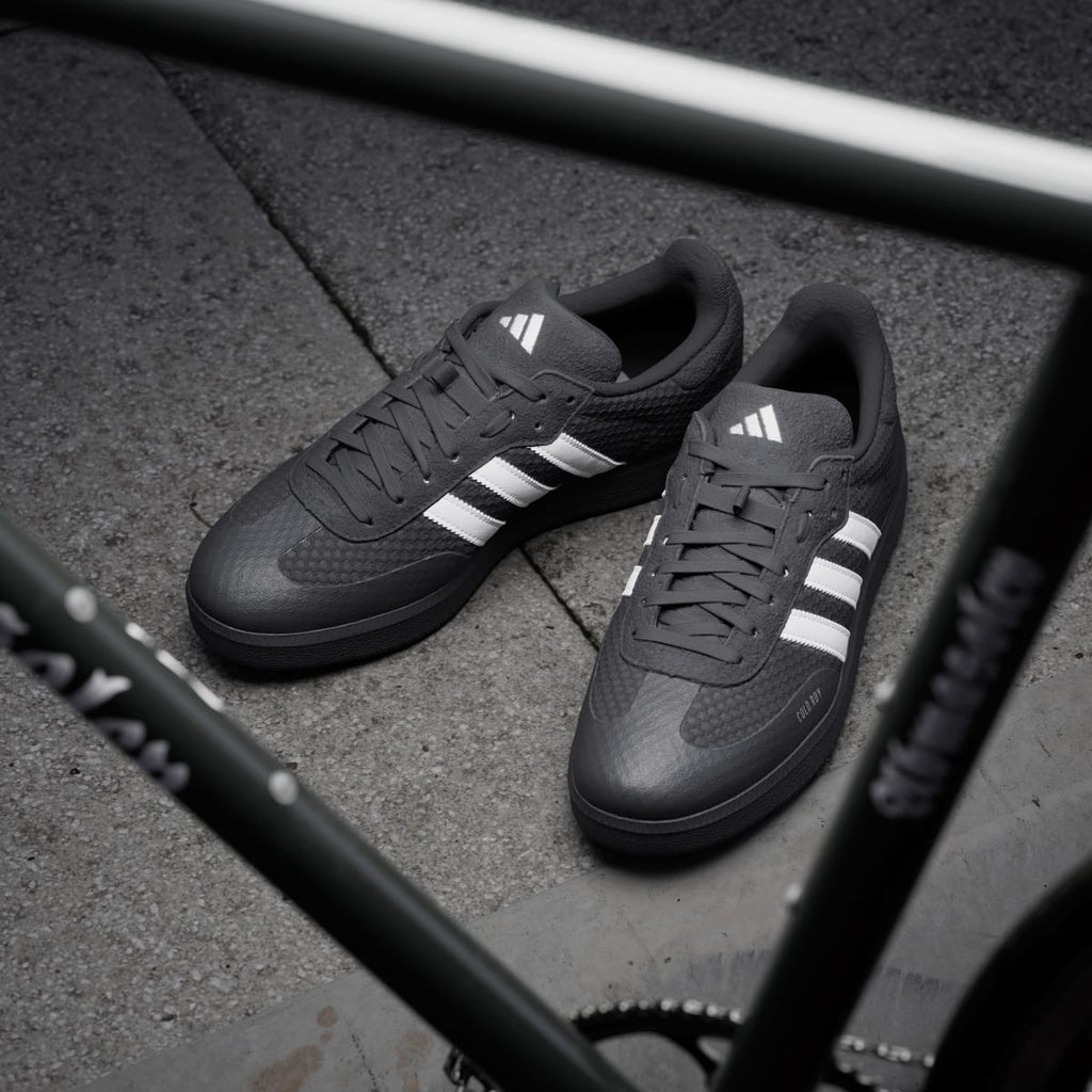Adidas Men's Velosamba Cold.Rdy Cycling Shoes - Core Black / Cloud White / Zero Metalic - Image 5