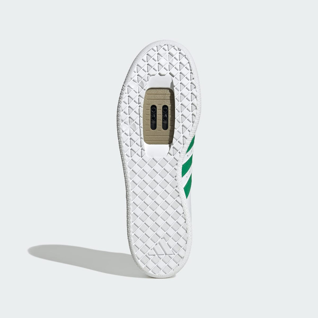 Adidas Men's Velosamba Leather Shoes - Cloud White / Green / Thermal Chrome - Image 4