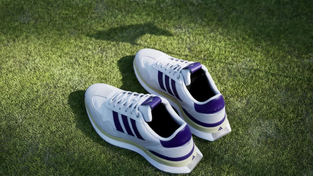 Adidas Men's Washington Huskies S2G 26 Textile Spikeless Golf Shoes - Cloud White / None / None - Image 2