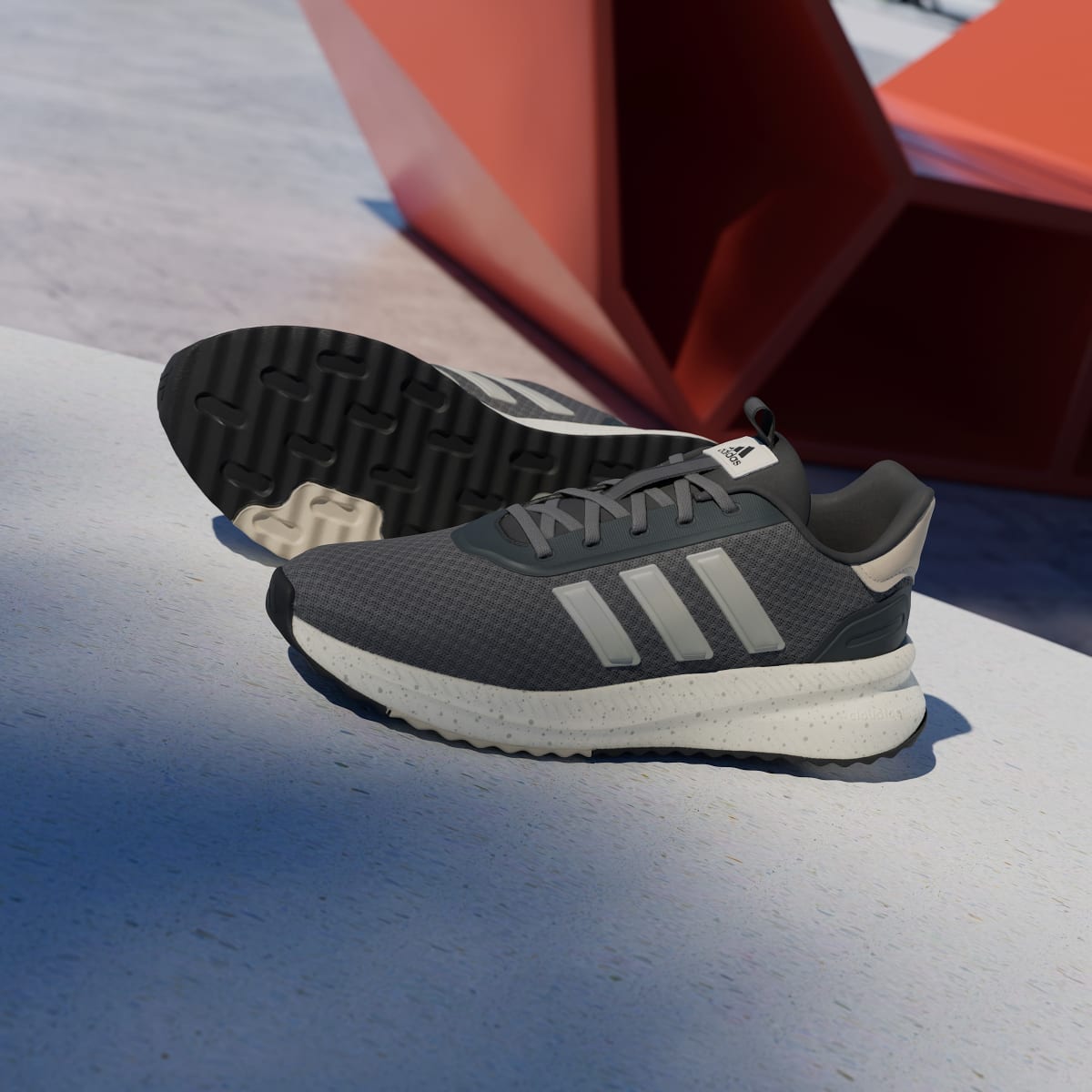 Adidas Men's X_PLR Path Shoes - Grey Four / Beige / Crystal White - Image 3