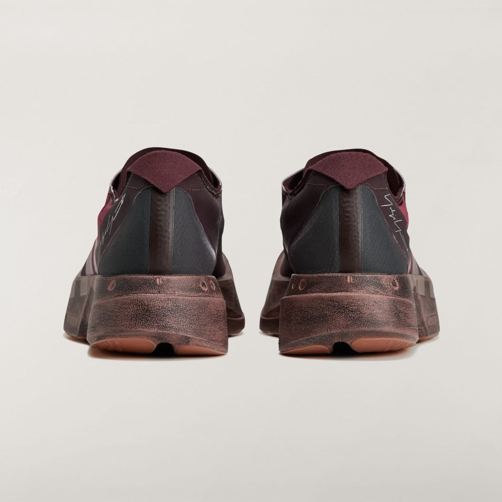 Adidas Men's Y-3 ADIOS PRO 4 sneakers - Night Red / Warm Clay / Active Maroon - Image 6