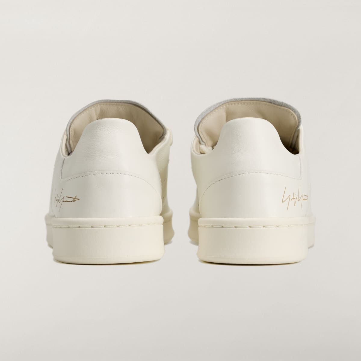 Adidas Men's Y-3 DIAGONAL STAN SMITH Sneakers - Off White / Off White / Off White - Image 6