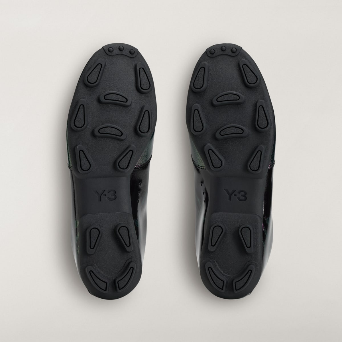 Adidas Men's Y-3 F50 AOP Shoes - Black / Black / Utility Black - Image 3