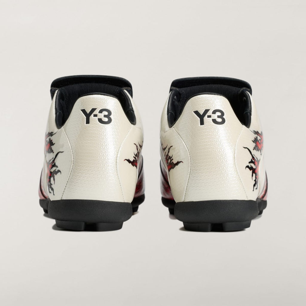 Adidas Women's Y-3 F50 TUNIT Shoes - Black / Off White / Active Maroon - Image 5