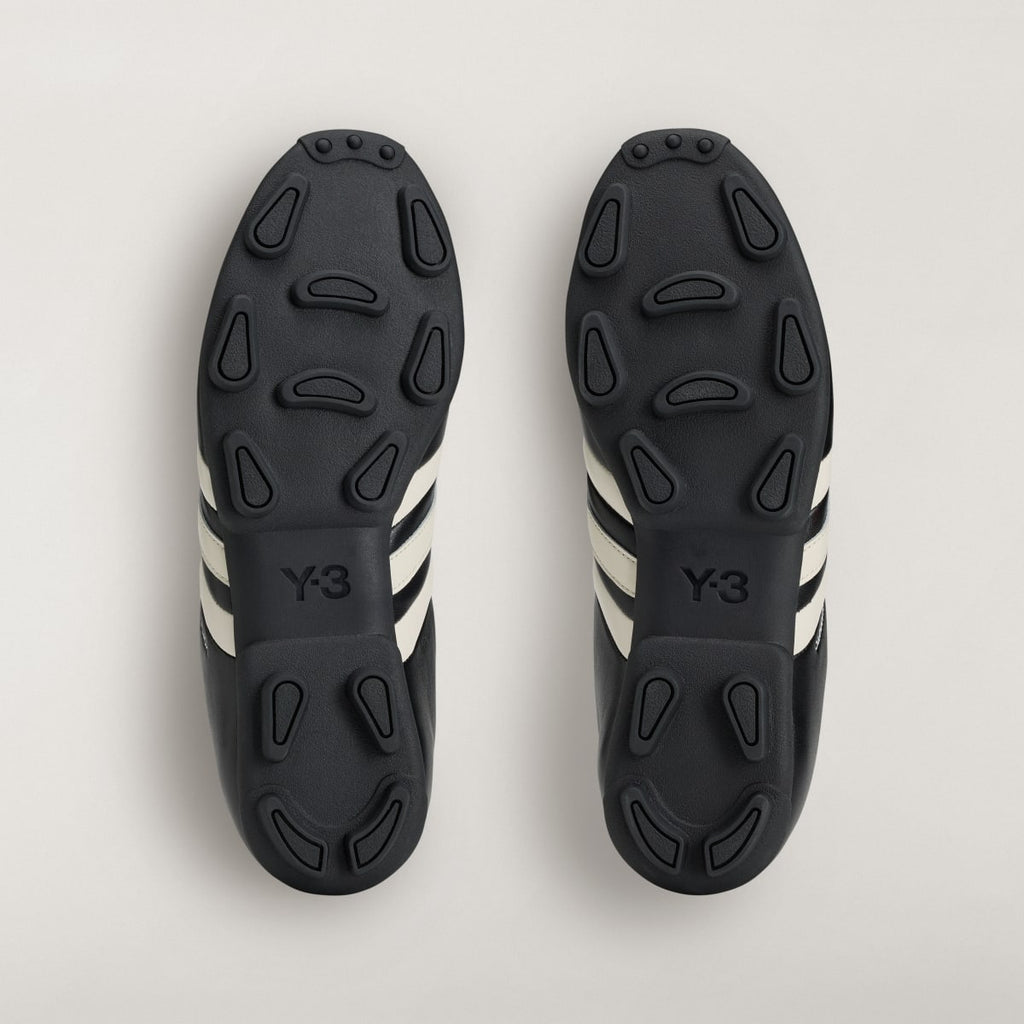 Adidas Men's Y-3 FIELD Trainers - Black / Off White / Off White - Image 4