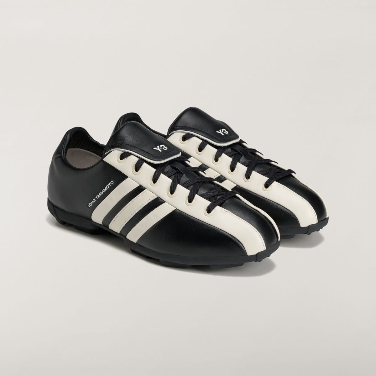 Adidas Men's Y-3 FIELD Trainers - Black / Off White / Off White - Image 5