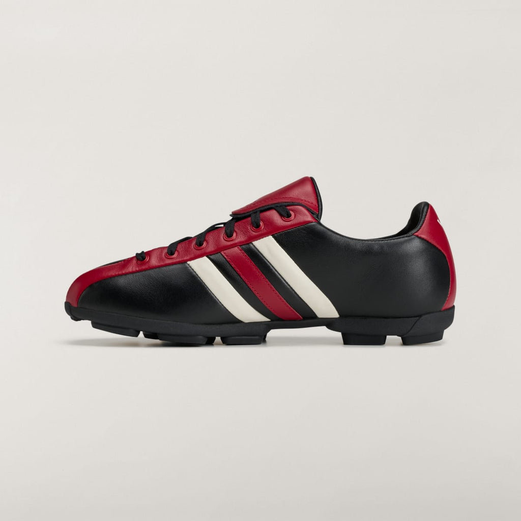 Adidas Men's Y-3 FIELD Trainers - Black / Active Maroon / Off White - Image 7