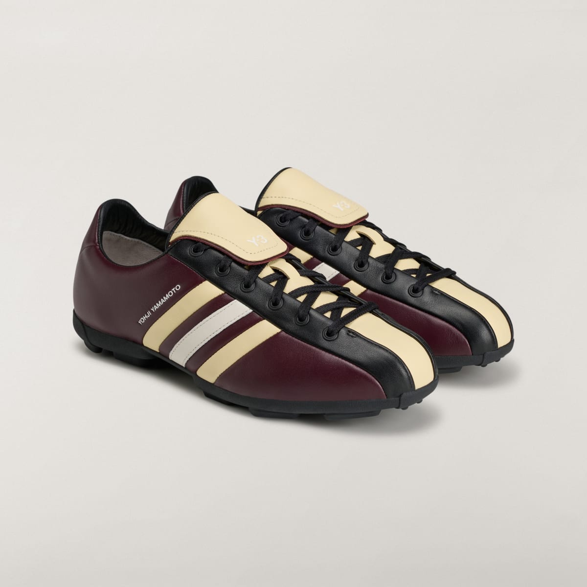 Adidas Men's Y-3 FIELD Trainers - Night Red / Black / Easy Yellow - Image 5