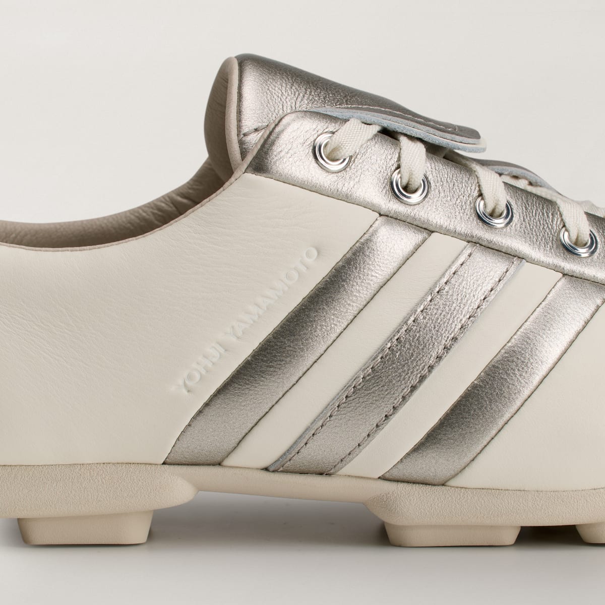 Adidas Men's Y-3 FIELD Trainers - Off White / Silver Metallic / Alumina - Image 7