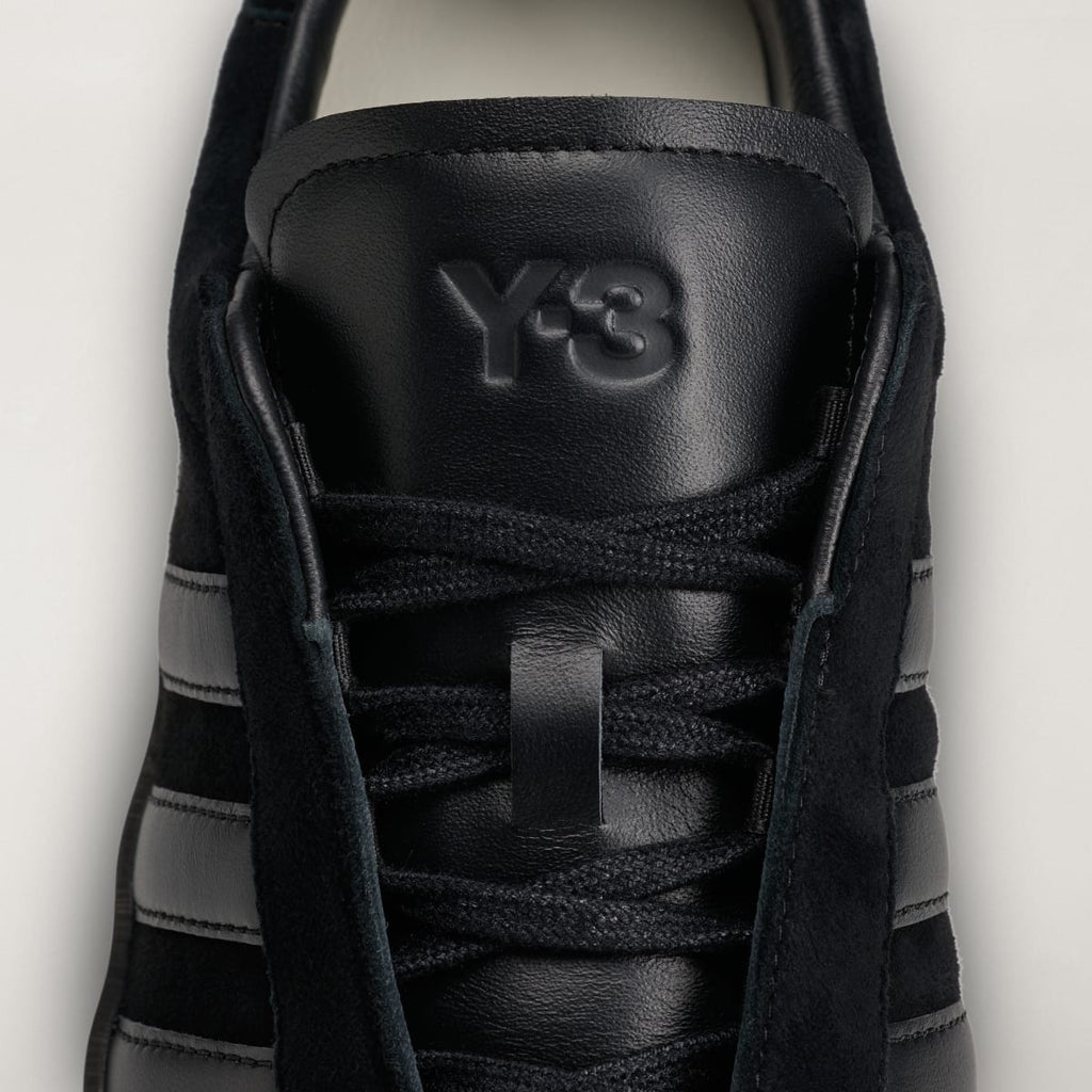 Adidas Men's Y-3 GAZELLE Shoes - Black / Black / Black - Image 8