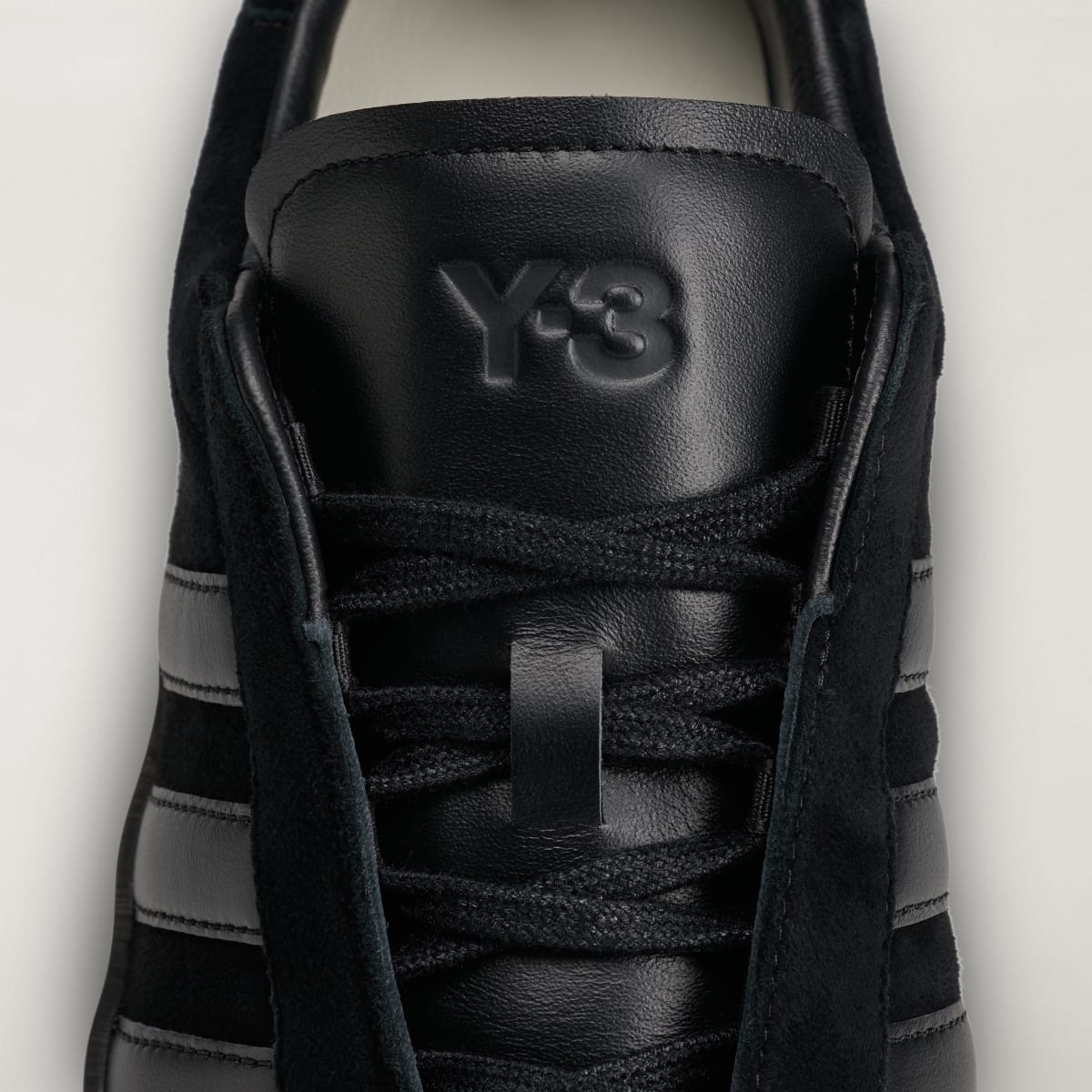 Adidas Men's Y-3 GAZELLE Shoes - Black / Black / Black - Image 8