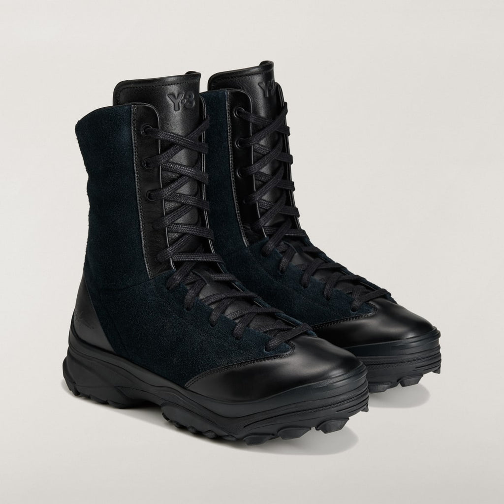 Adidas Men's Y-3 GSG9 BOOT - Black / Black / Black - Image 4
