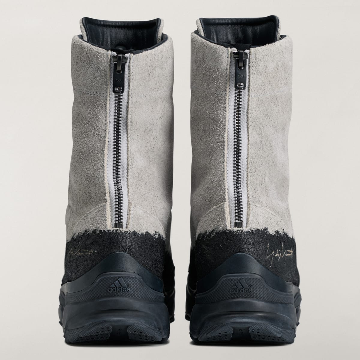 Adidas Men's Y-3 GSG9 BOOT - Light Solid Grey / Black / Black - Image 6