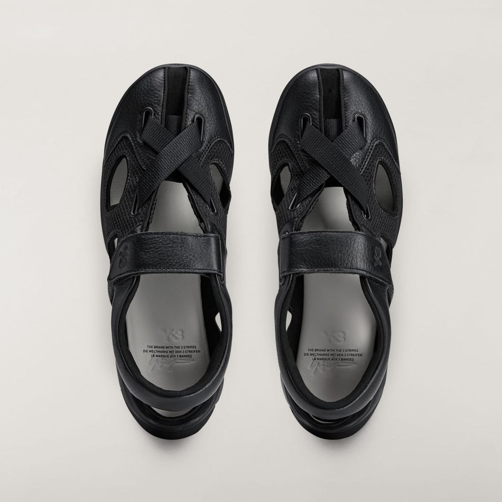 Adidas Women's Y-3 GSG9 SANDAL - Black / Black / Black - Image 2