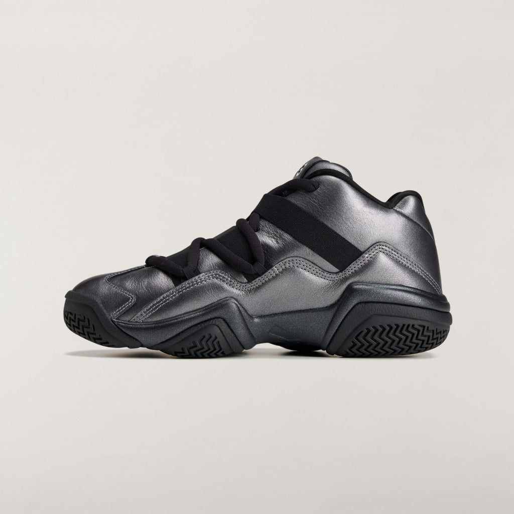 Adidas Men's Y-3 MEGABALL Sneakers - Silver Metallic / Silver Metallic / Black - Image 6