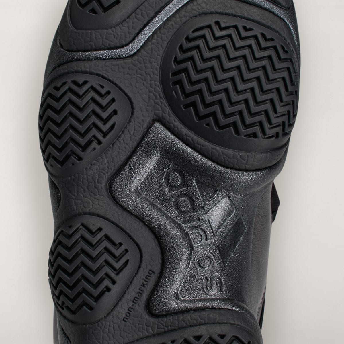 Adidas Men's Y-3 MEGABALL Sneakers - Silver Metallic / Silver Metallic / Black - Image 8