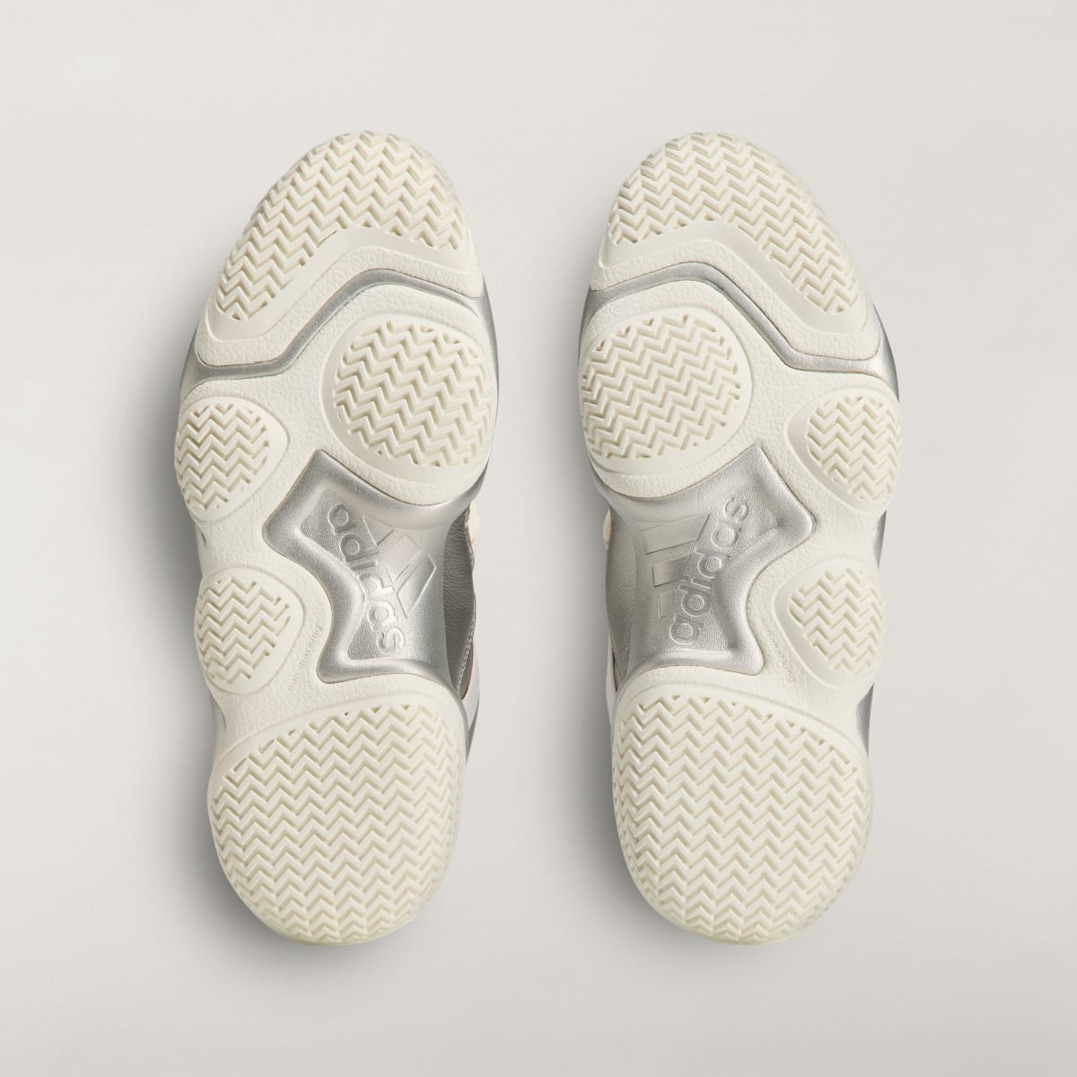 Adidas Men's Y-3 MEGABALL Trainers - Silver Metallic / Silver Metallic / Off White - Image 3