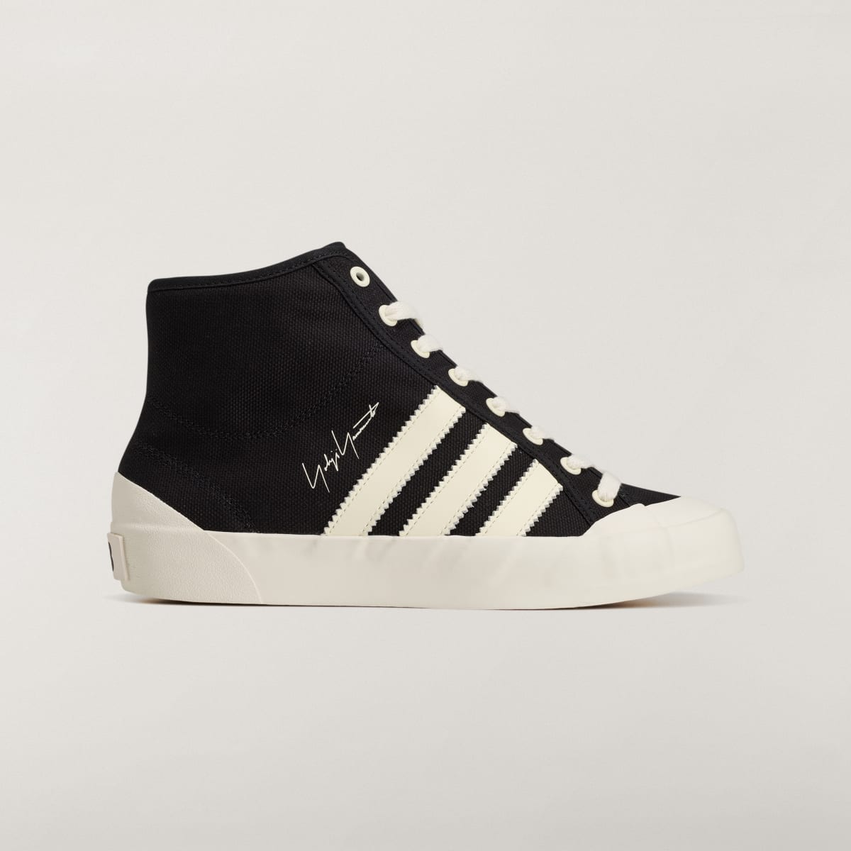 Adidas Men's Y-3 NISI HI - Black / Black / Off White - Image 1