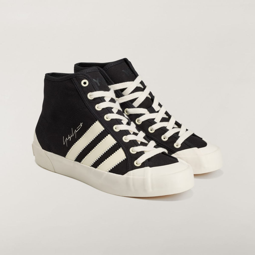 Adidas Men's Y-3 NISI HI - Black / Black / Off White - Image 4