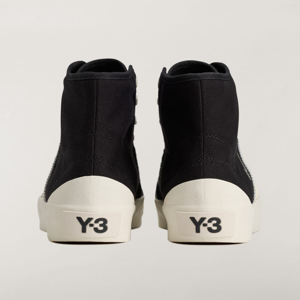 Adidas Men's Y-3 NISI HI - Black / Black / Off White - Image 5