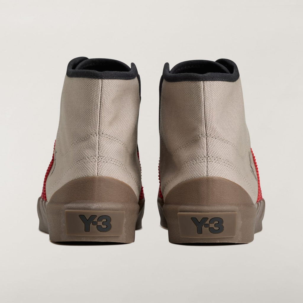 Adidas Men's Y-3 NISI HI - Light Brown / Black / Active Maroon - Image 6