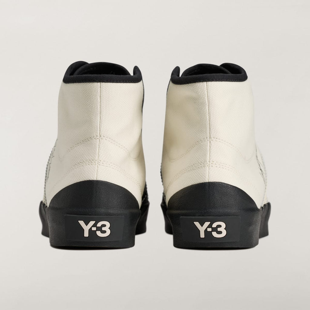 Adidas Men's Y-3 NISI HI - Off White / Off White / Black - Image 6