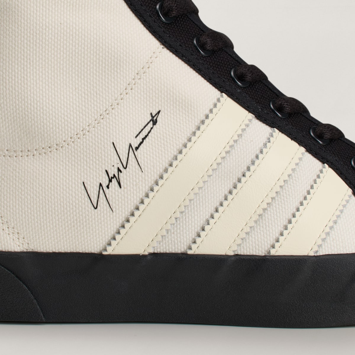 Adidas Men's Y-3 NISI HI - Off White / Off White / Black - Image 8