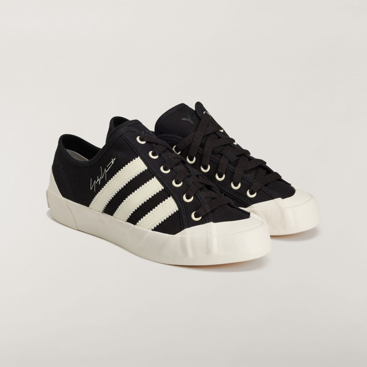 Adidas Women's Y-3 NISI LO - Black / Black / Off White - Image 2