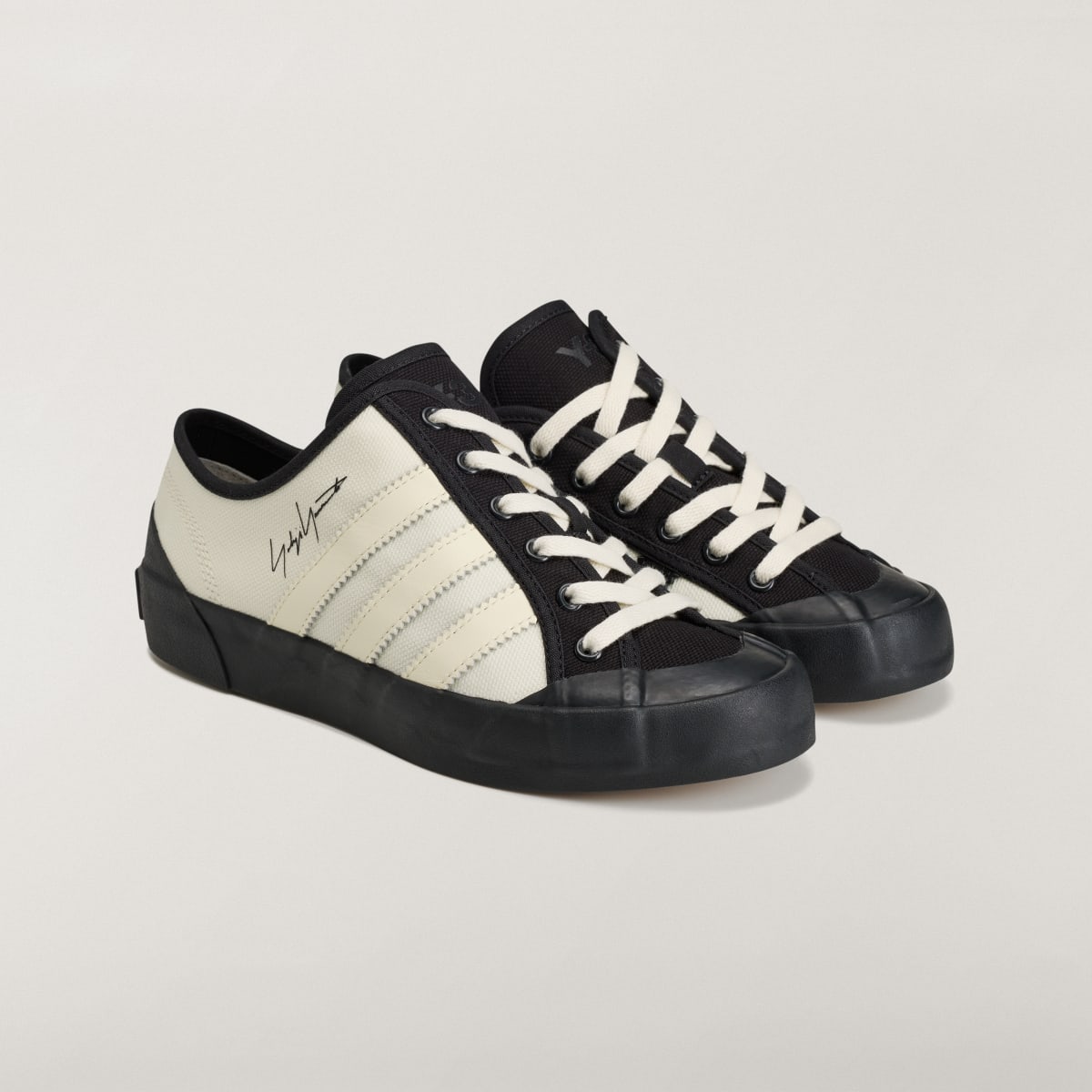 Adidas Women's Y-3 NISI LO - Off White / Off White / Black - Image 2