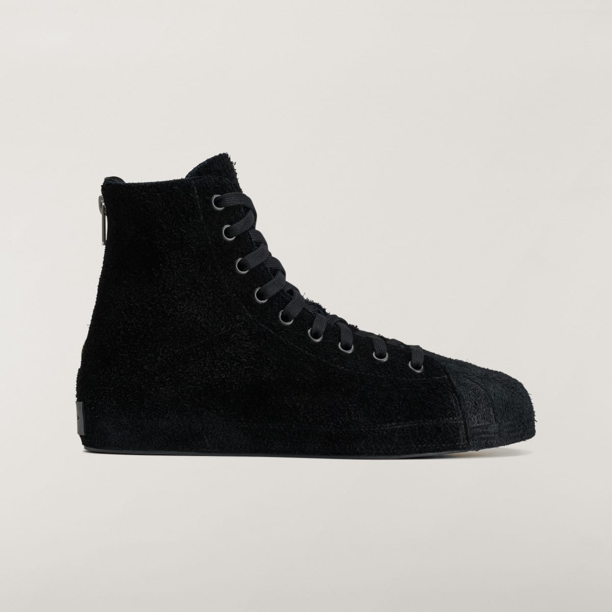 Adidas Men's Y-3 NIZZASTAR HI Shoes - Black / Black / Black - Image 1