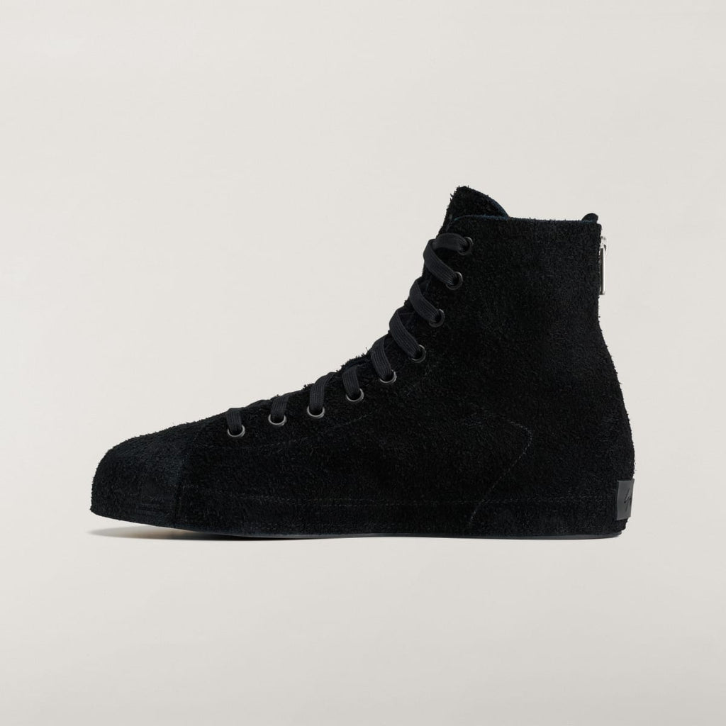 Adidas Women's Y-3 NIZZASTAR HI Shoes - Black / Black / Black - Image 6