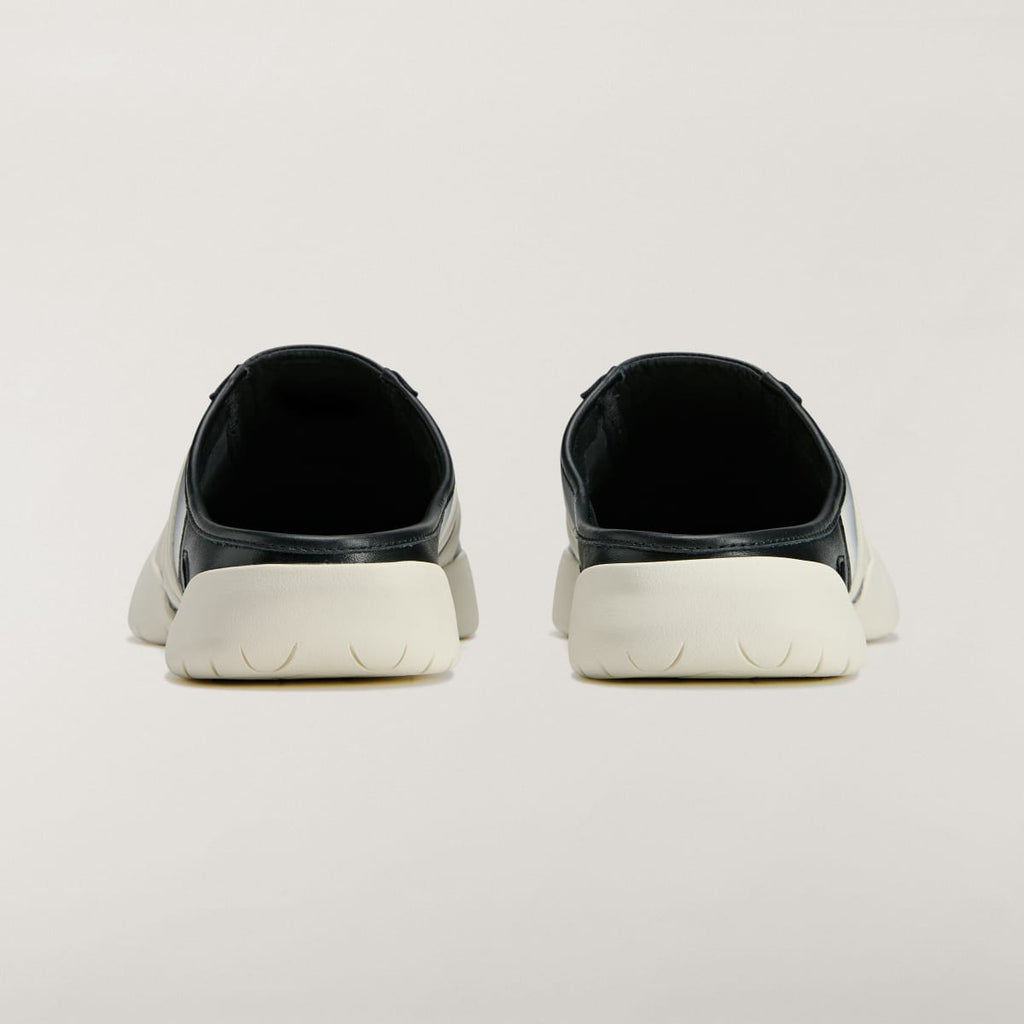 Adidas Men's Y-3 REGU MULE - Black / Off White / Black - Image 5