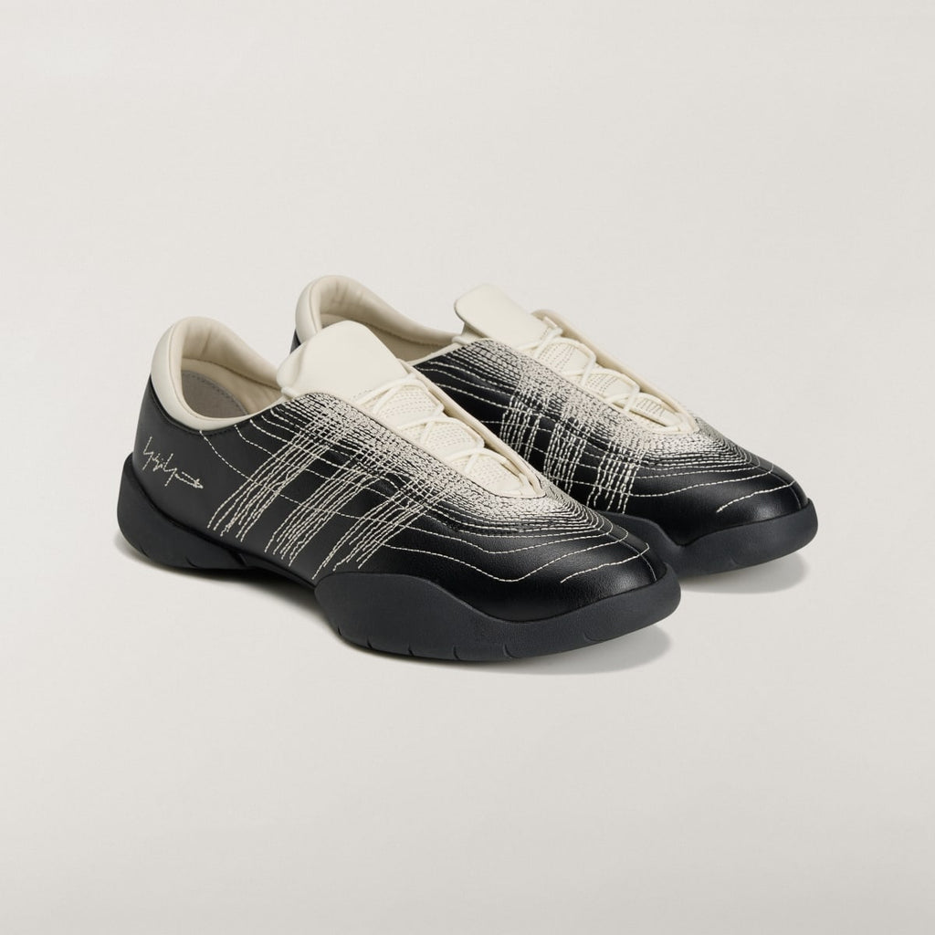 Adidas Women's Y-3 REGU Sneakers - Black / Alumina / Off White - Image 5