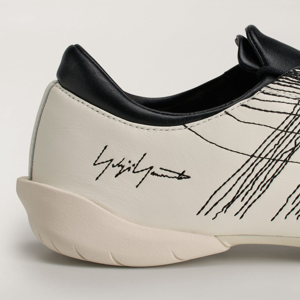 Adidas Men's Y-3 REGU Trainers - Off White / Black / Alumina - Image 8