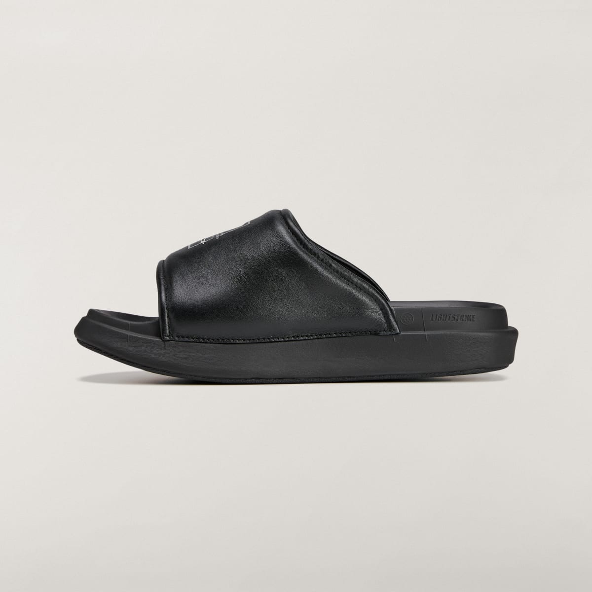 Adidas Women's Y-3 SLIDE - Black / Black / Black - Image 6