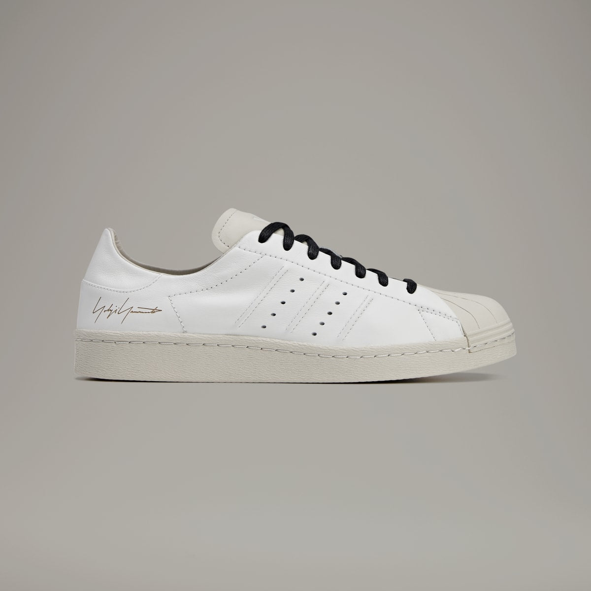 Adidas Men's Y-3 Superstar - Core White / Talc / Black - Image 1