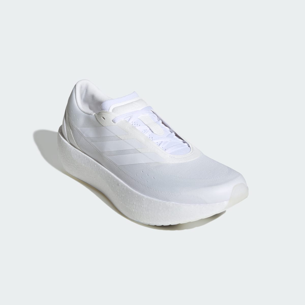Adidas Men's ZENBOOST Running Shoes - Cloud White / Cloud White / Core Black - Image 4