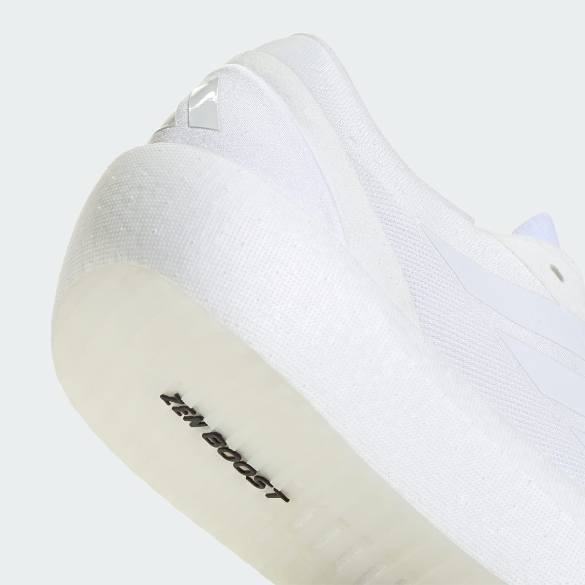 Adidas Men's ZENBOOST Running Shoes - Cloud White / Cloud White / Core Black - Image 8
