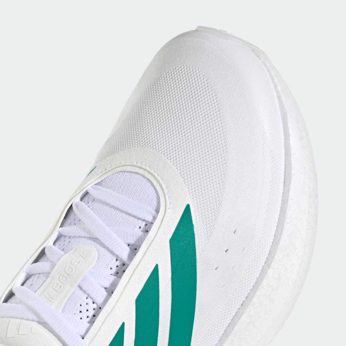 Adidas Men's ZENBOOST Running Shoes - Cloud White / Equipment Green / Equipment Green - Image 7