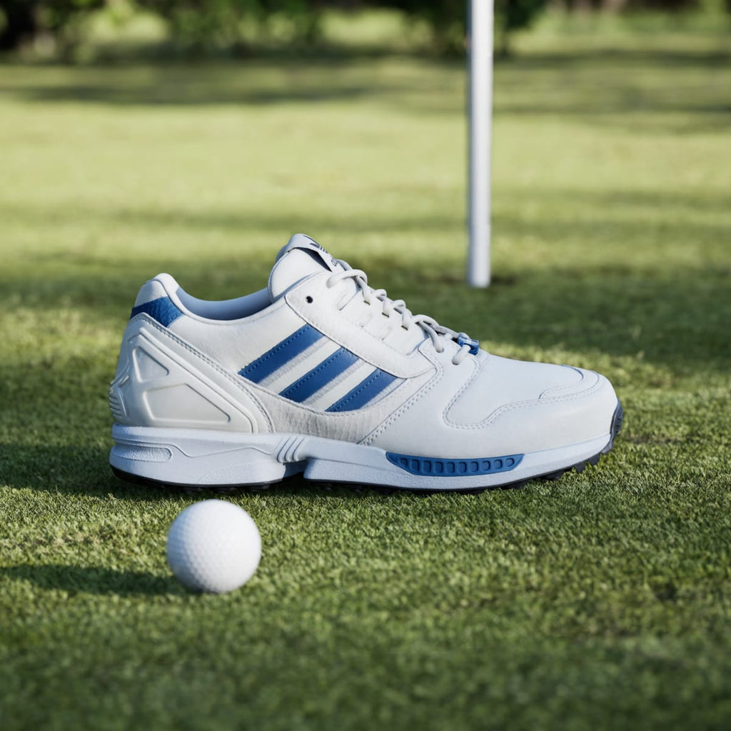 Adidas Women's ZX 8000 SPIKELESS GOLF SHOES - Off White / Dusky Petrol / Crystal Sky - Image 3