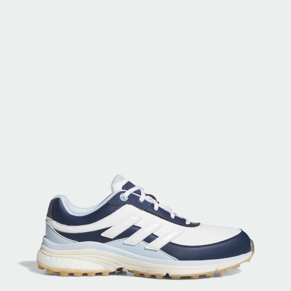 Adidas Women's Zoysia Spikeless Golf Shoes - Collegiate Navy / Cloud White / Crystal Sky - Image 1