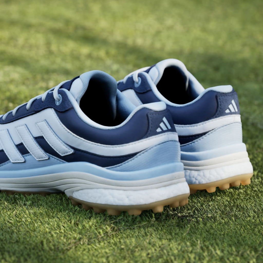 Adidas Women's Zoysia Spikeless Golf Shoes - Collegiate Navy / Cloud White / Crystal Sky - Image 10