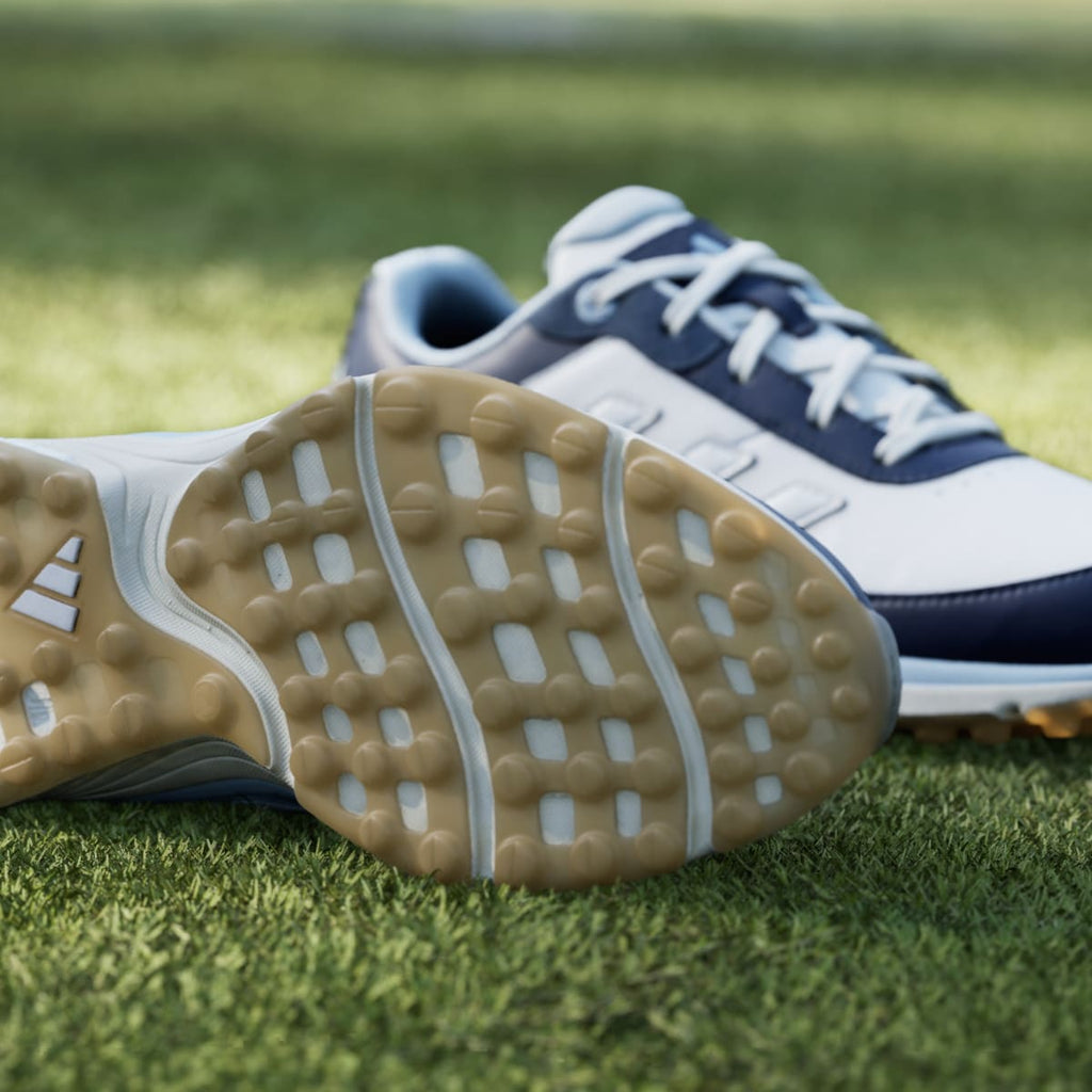Adidas Women's Zoysia Spikeless Golf Shoes - Collegiate Navy / Cloud White / Crystal Sky - Image 9