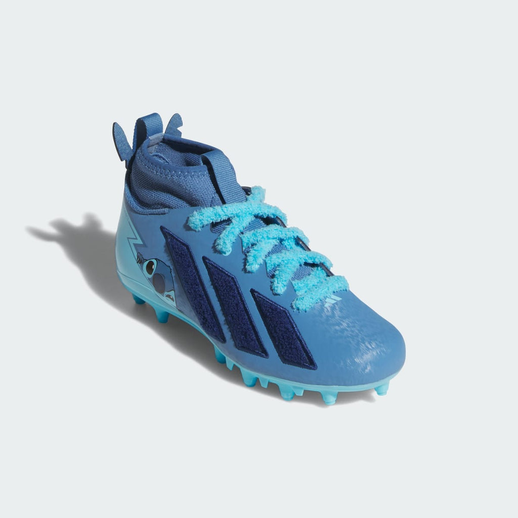 Adidas Kids' adidas Disney Lilo & Stitch Adizero Impact 2 II Kids American Football Cleats - Bright Royal / Team Navy Blue 2 / Lucid Aquamarine - Image 4