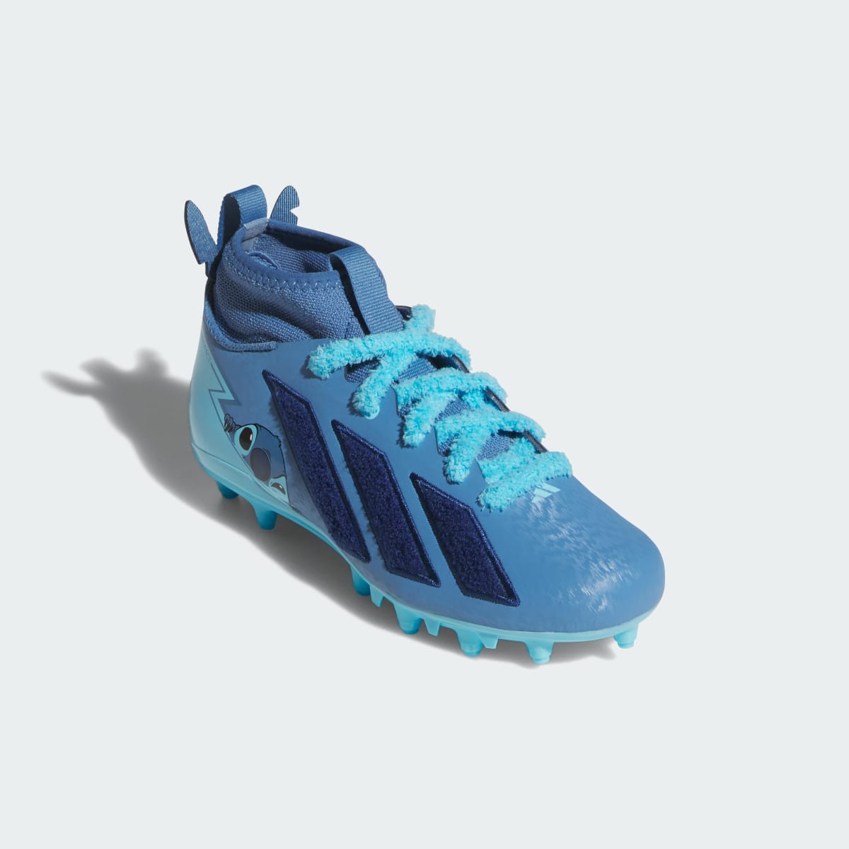 Adidas Kids' adidas Disney Lilo & Stitch Adizero Impact 2 II Kids American Football Cleats - Bright Royal / Team Navy Blue 2 / Lucid Aquamarine - Image 4