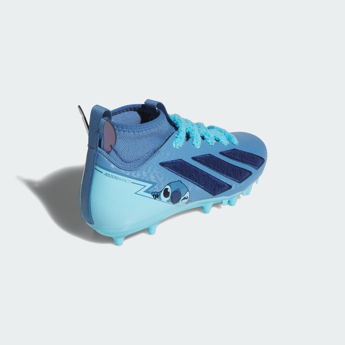 Adidas Kids' adidas Disney Lilo & Stitch Adizero Impact 2 II Kids American Football Cleats - Bright Royal / Team Navy Blue 2 / Lucid Aquamarine - Image 5